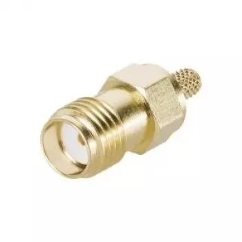 Telegärtner J01151A0611 SMA kabeļa ligzda, apspiežama G05, paredzēta RG-223/U, RG-142 B/U, zelta krāsā