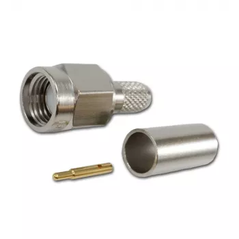 Telegärtner J01150A0049 SMA spraudņa savienotājs, taisns, 50 omi