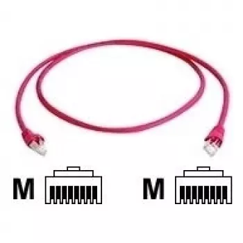 Telegärtner CAT 6A S/FTP krustotais tīkla kabelis RJ45 5m sarkans LSZH L00003A0078