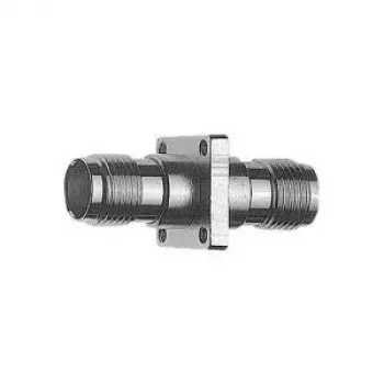 Telegärtner TNC ligzdas uz TNC ligzdas taisns koaksiālais adapteris, 50 Ohm, DC līdz 11 GHz, niķelēts misiņš