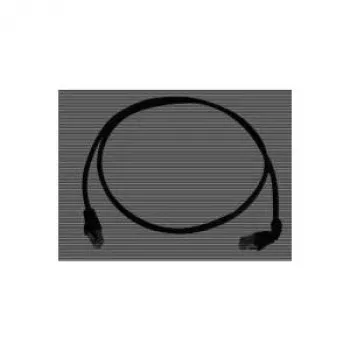 Telegärtner 100008676 CAT 6a S/FTP RJ45 komutācijas kabelis, 5 m, melns, liesmu slāpējošs, ar lieces aizsardzību