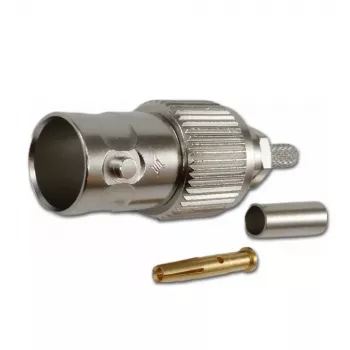 Telegärtner BNC kabeļa ligzda ar presēšanas savienojumu G04 75 Ohm RG-179B/U, 5 gab. iepakojums J01003B0021