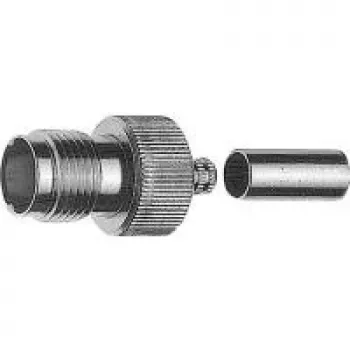 Telegärtner TNC sieviešu crimp savienotājs G30 kabeļiem, 50 Ohm, 5 gab. iepakojums J01011A0044