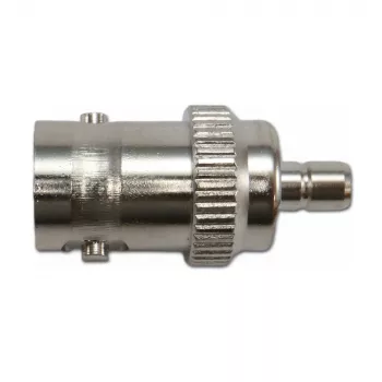 Telegärtner koaksiālais adapteris BNC ligzda uz SMB kontaktdakša, 50 Ohm, taisns J01008F0033