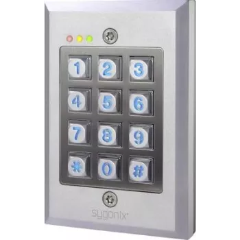 Sygonix SY-3118492 IP65 koda atslēga ar apgaismotu tastatūru, virsmas/iegremdēts montāža