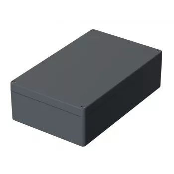 BOPLA Euromas P universālais korpuss 400 x 250 x 121 mm poliesteris sudraba pelēks RAL 7001 4355000