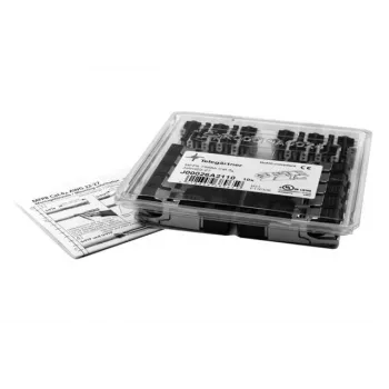 Telegärtner J00026A2113 RJ45 Cat.6A lauka montāžas spraudnis, ekranēts, IP67, nerūsējošais tērauds, melns