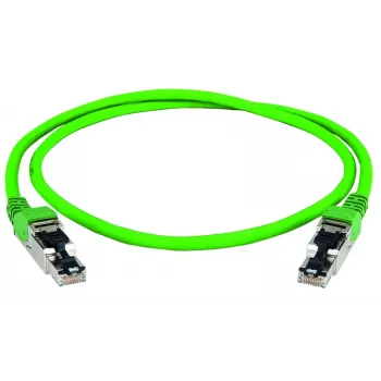 TELEGÄRTNER RJ45 tīkla komutācijas kabelis Cat 5e SF/UTP 20 m zaļš PUR apvalks