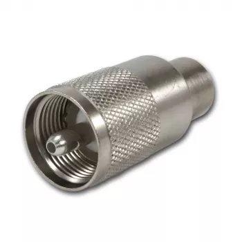 Telegärtner UHF spraudnis PL259/6 priekš RG-58 C/U un RG-59 B/U, PTFE izolācija, niķeļa korpuss, sudraba kontakts, 5 gab. iepakojums (J01040B0604)