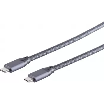 S CONN MAXIMUM CONNECTIVITY USB-C uz USB-C kabelis 3.2 Gen 2 5m melns (13-47050)