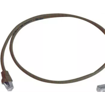 Telegärtner 100008674 RJ45 komutācijas kabelis, CAT 6a S/FTP, 5,0 m, zils, liesmas aizturošs, ar locījuma aizsarguzmavu