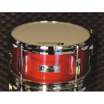 DIMAVERY JDS-305 Bērnu bungu komplekts, sarkans (5 daļas, 16 inch basa bungas, šķīvji, ķeblītis, vālītes) 26001900