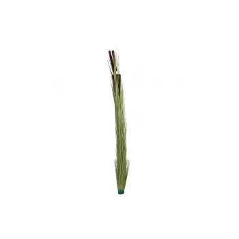 EUROPALMS mākslīgā niedru zāle ar vālītēm, gaiši zaļa, 152cm 82505855