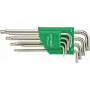 Stahlwille 10771/8 lodveida Torx L-veida atslēgu komplekts, 8 gabali (T9-T40) 96432700
