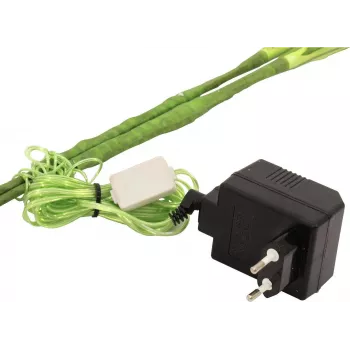 EUROPALMS Aronstab, 3 gab. komplekts ar LED, balts, 85cm (83330302)