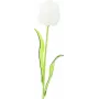 EUROPALMS Crystal Tulip mākslīgais zieds, balts, 61cm, 12 gab. iepakojums (82600204)
