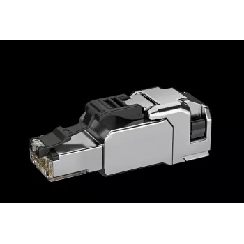 TELEGÄRTNER 100039917 RJ45 lauka terminācijas savienotājs Cat.6A ekranēts nerūsējošais tērauds