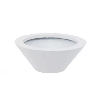 EUROPALMS Leichtsinn Bowl-15 dekoratīvā bļoda, balta, spīdīga 83011822