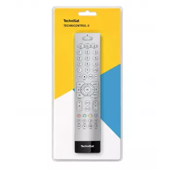TechniSat TechniControl II ALU sudraba universālais tālvadības pults (FB kods TV) 0002/3859