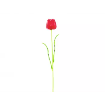 EUROPALMS Kristalltulpe mākslīgā tulpe, sarkana, 61cm, 12 gab. iepakojums 82600205