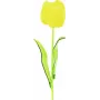 EUROPALMS Crystal Tulip mākslīgais zieds, dzeltens, 61 cm, 12 gab. iepakojums 82600207