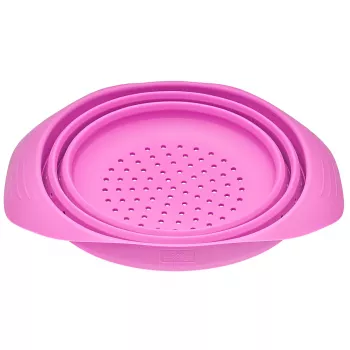 LURCH salokāms caurduris vīnogu krāsā 24 cm silikons ar PP pamatni 210286