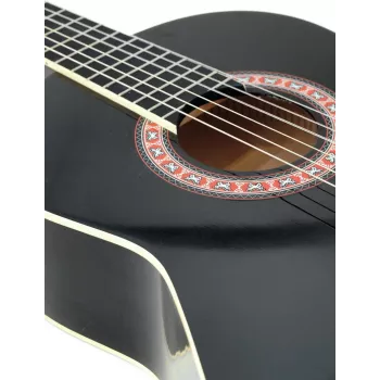 DIMAVERY AC-303 klasiskā ģitāra, melna (26241006)
