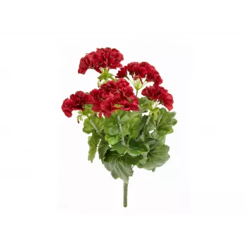 EUROPALMS mākslīgā ģerānija, tumši sarkana, 42cm 82600112