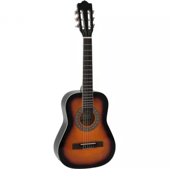 Dimavery AC-303 klasiskā ģitāra 1/2 Sunburst 535 mm mērogs 6 stīgas