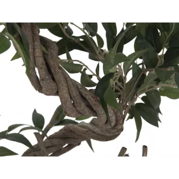 EUROPALMS Ficus Multi Spiral Trunk mākslīgais augs, 130cm 82806314
