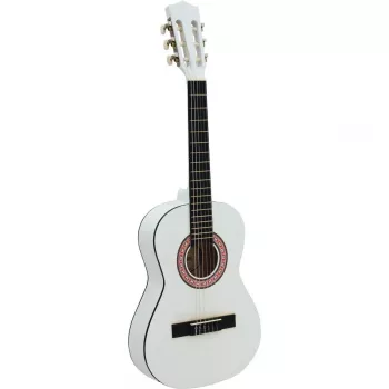 Dimavery AC-303 klasiskā ģitāra 1/2 balta - liepas korpuss, 535 mm mērogs
