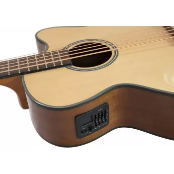DIMAVERY AB-455 akustiskā basģitāra, 5 stīgas, dabīgs 26224014