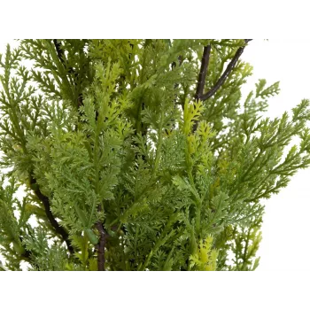 EUROPALMS Leyland Cypress mākslīgais augs, 90cm, melns pods 82606962