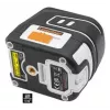 Laserliner SmartCross-Laser X krustenisko līniju lāzers ar pašizlīdzināšanos, darba diapazons līdz 10 m (036.735E)