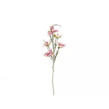 EUROPALMS mākslīgs magnolijas zars (EVA), balts-rozā 82530587