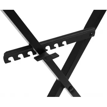 DIMAVERY SL-4 taustiņinstrumenta statīvs X-veida tērauda melns 26702063