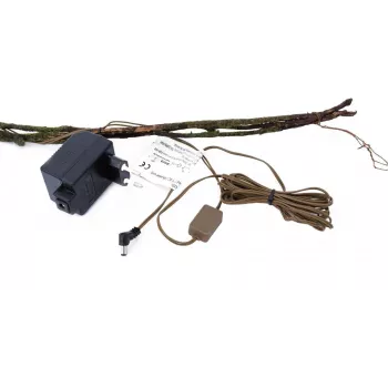 EUROPALMS kūdras miršu vītne ar LED, balta, 180 cm 83330308