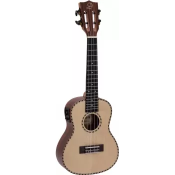 DIMAVERY UK-800 koncertukulele ar masīvkoka egles augšu 26255857