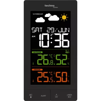 Techno Line WS6458 bezvadu laika stacija ar āra sensoru