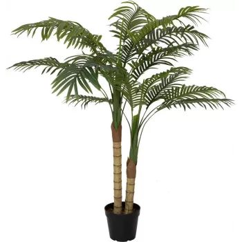 EUROPALMS Areca palma, 2 stumbru, mākslīgais augs, 120cm (82509410)