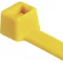 HellermannTyton T30R dzeltena kabeļu saite 150 x 3,6 mm, PA66, 100 gab. (116-01814)
