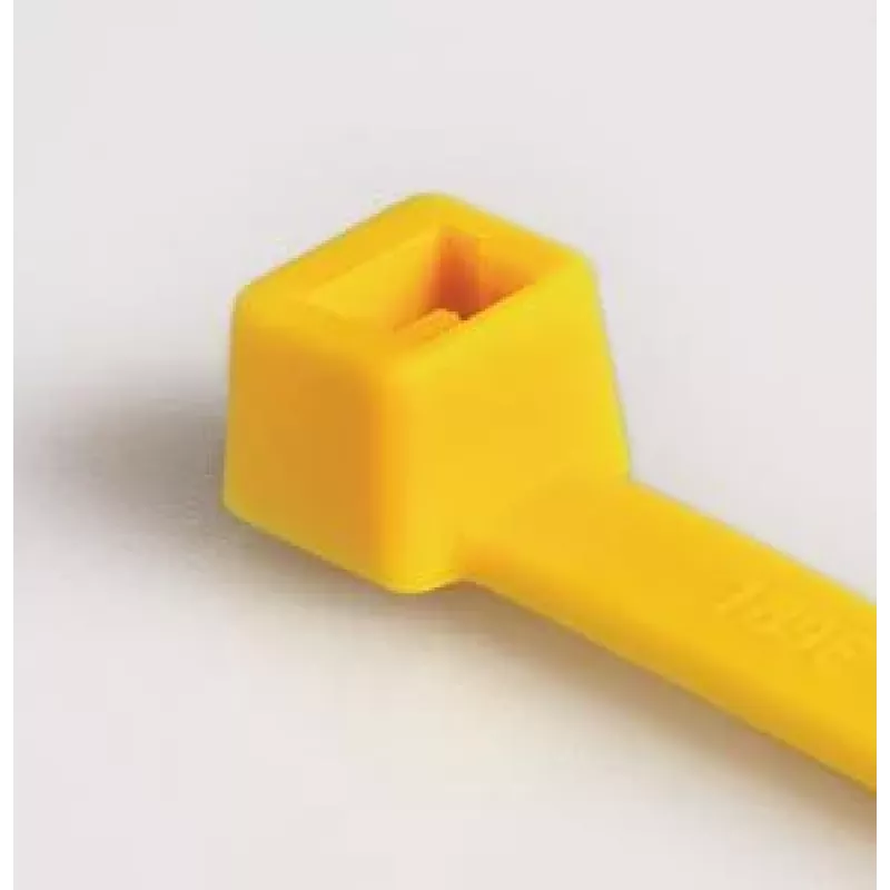 HellermannTyton T30R dzeltena kabeļu saite 150 x 3,6 mm, PA66, 100 gab. (116-01814)