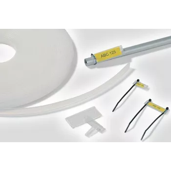HellermannTyton HC12-52-PEUV-CL termokembris, 2:1, caurspīdīgs, 12,7 mm piegādes iekšējais diametrs, 1,2 m garums, 50 gabali