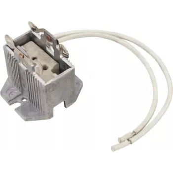 OMNILUX GX-9.5 un GY-9.5 lampu ligzda, keramikas, 250V/10A, skrūvju stiprinājums 9450030C