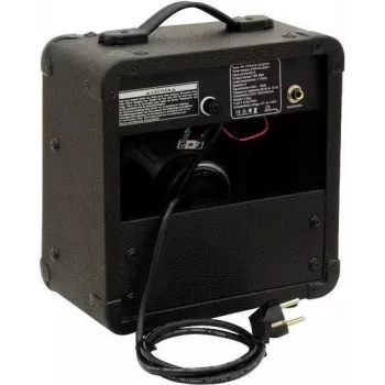 DIMAVERY GA-10 10W elektriskās ģitāras pastiprinātājs ar Overdrive, 6,5 inch skaļruni, melns 26360105