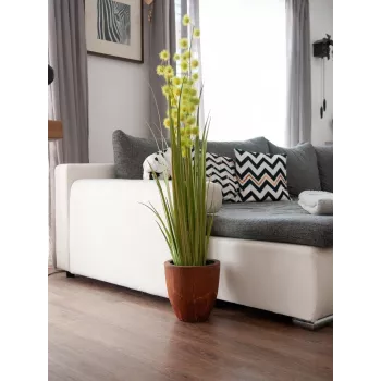 EUROPALMS Pompom Grass mākslīgais augs, 122 cm, zaļš 82500136