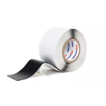 HellermannTyton HTAPE-POWER 670-VM-PVC/IIR-BK pašsavienojošā lente 3 m x 100 mm melna 711-00304