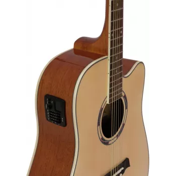 DIMAVERY DR-520 Dreadnought akustiskā ģitāra, dabīgā 26231272
