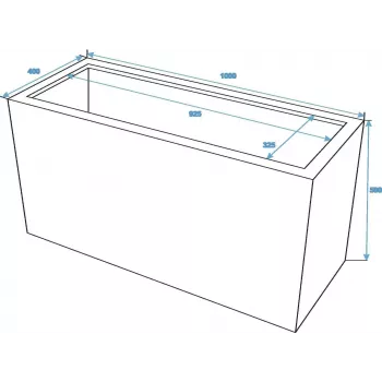 EUROPALMS Leichtsin Cube-50 sarkans augstspīdīgs polistirola dekoratīvs kubs 50 cm 83011873