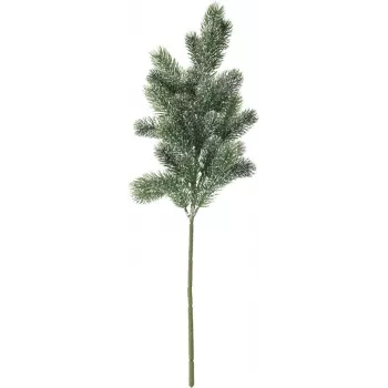 EUROPALMS sniegota egļu zars, PE, 65cm (83500421)